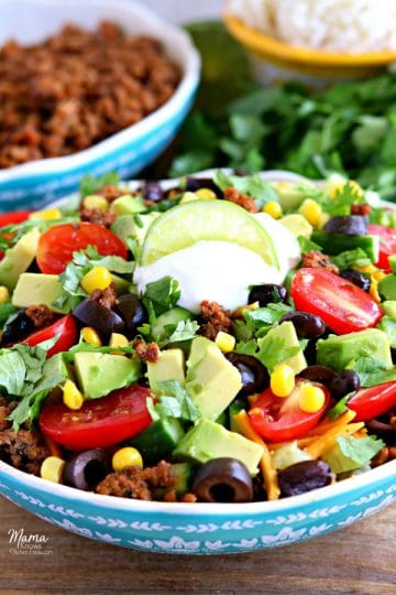 Gluten-Free Burrito Bowl - Mama Knows Gluten Free