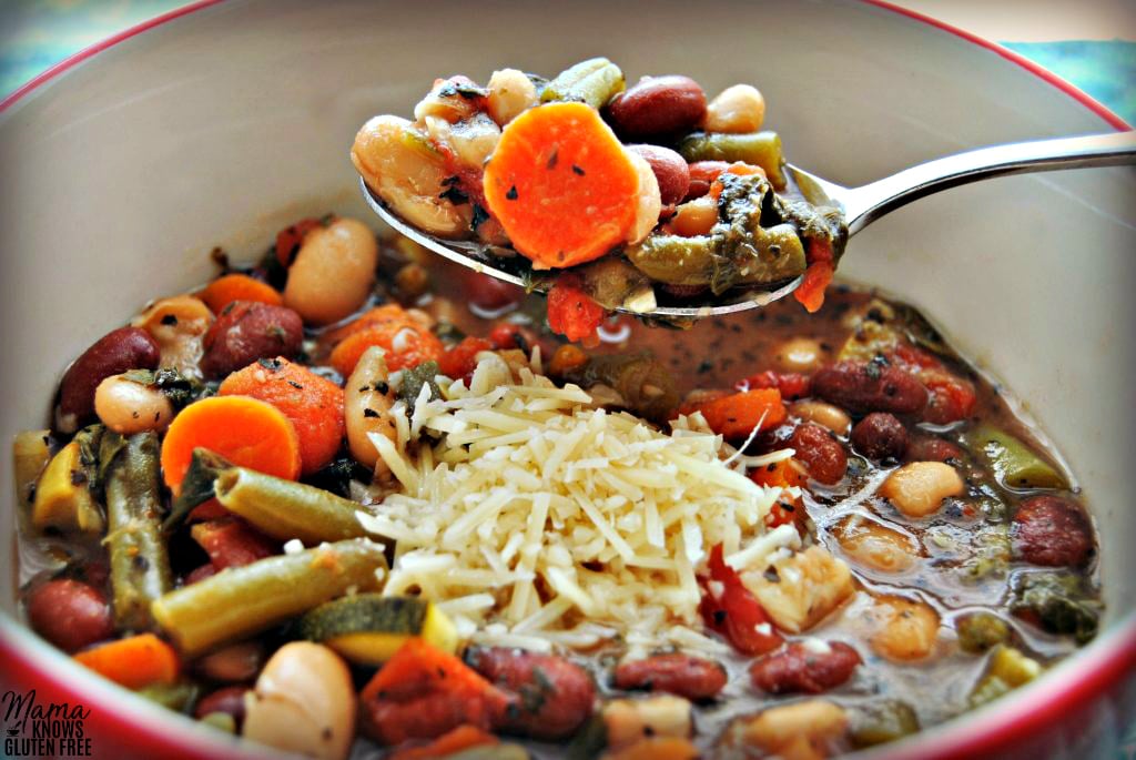 Slow-Cooker Italian Vegetable Soup {Gluten-Free, Dairy-Free