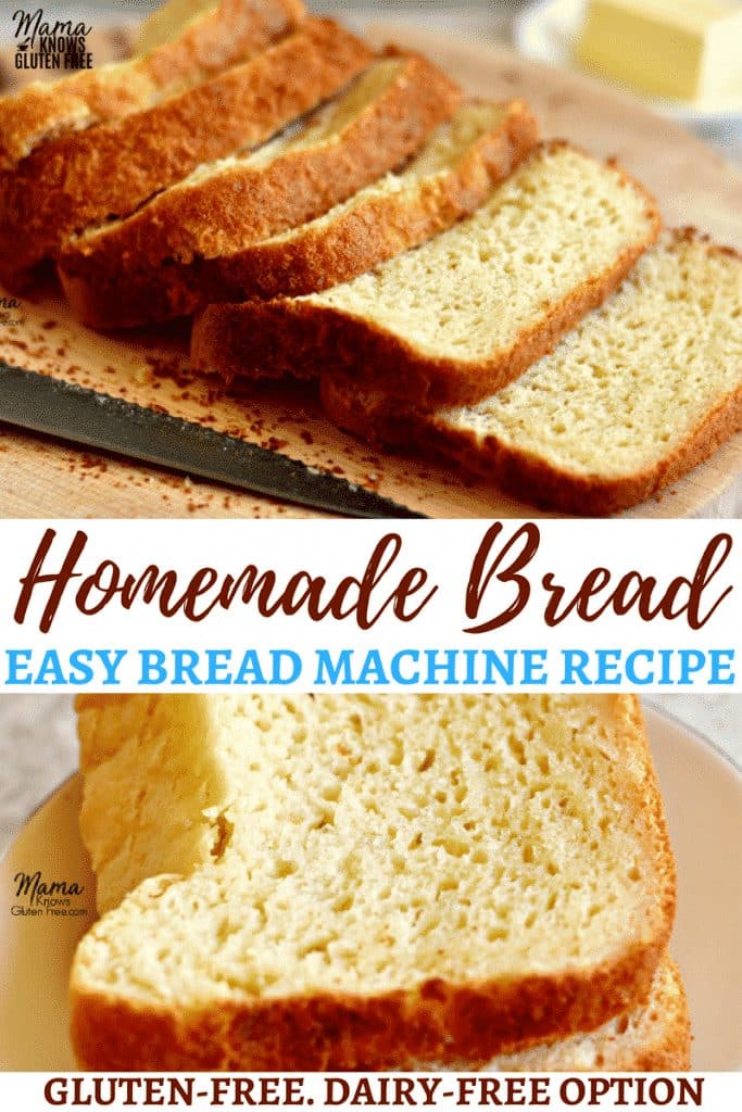 Gluten-Free Bread Machine Bread {Dairy-Free Option} - Mama Knows Gluten Free