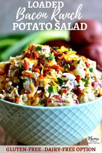 Loaded Bacon Ranch Potato Salad {Gluten-Free, Dairy-Free Option} - Mama ...
