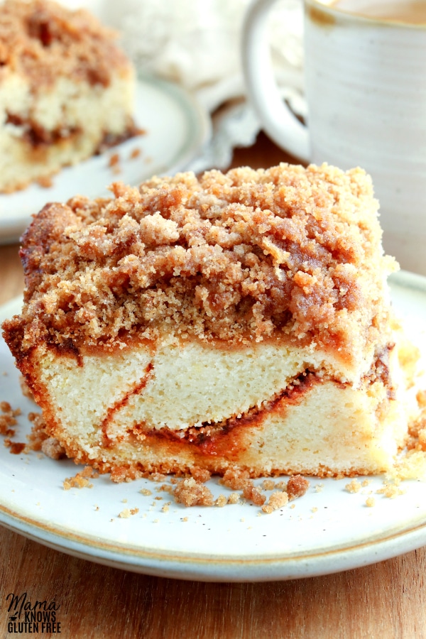 Paige Bakes - Gluten-Free and Vegan Cinnamon Swirl Coffee Cake