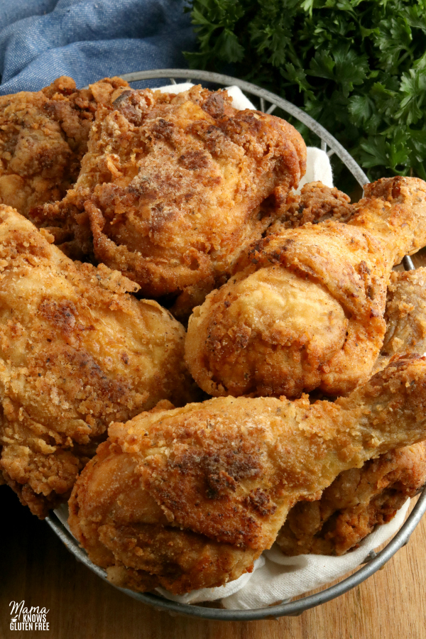 Gluten-Free Southern Fried Chicken {Dairy-Free Option} - Mama