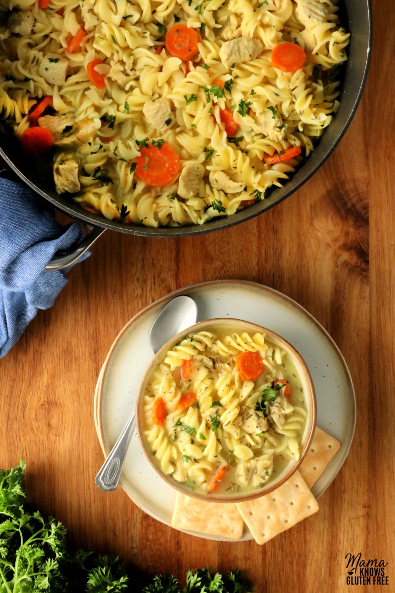 Gluten-Free Chicken Noodle Soup {Dairy-Free} - Mama Knows ...