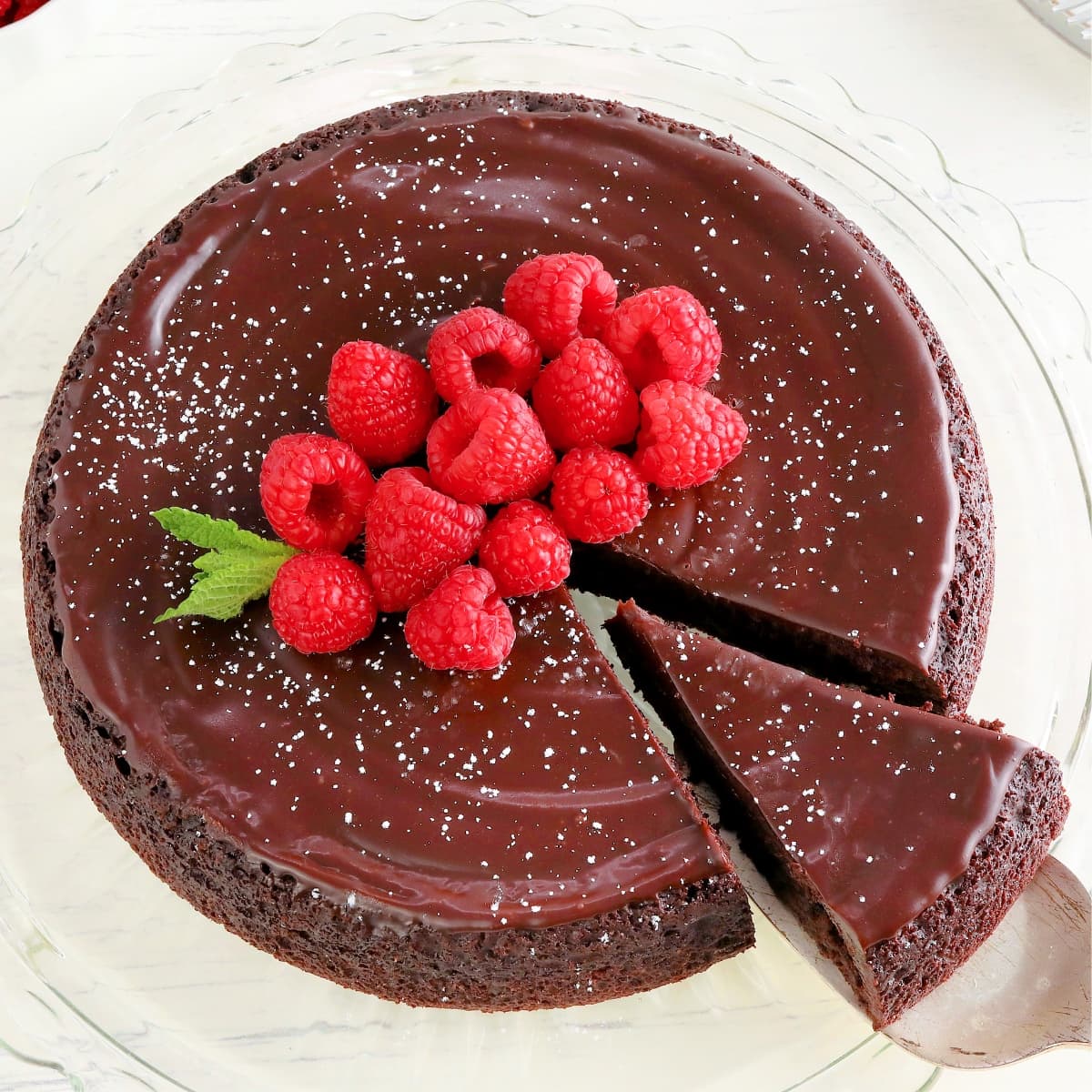 Flourless Chocolate Cake {Easy} - Two Peas & Their Pod