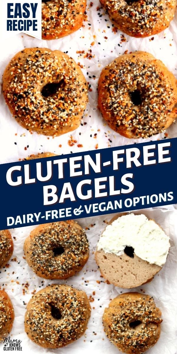 Gluten-Free Bagels {Dairy-Free & Vegan Option} - Mama Knows Gluten Free