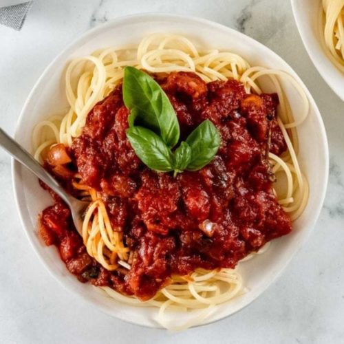 Gluten-Free Spaghetti Sauce - Mama Knows Gluten Free