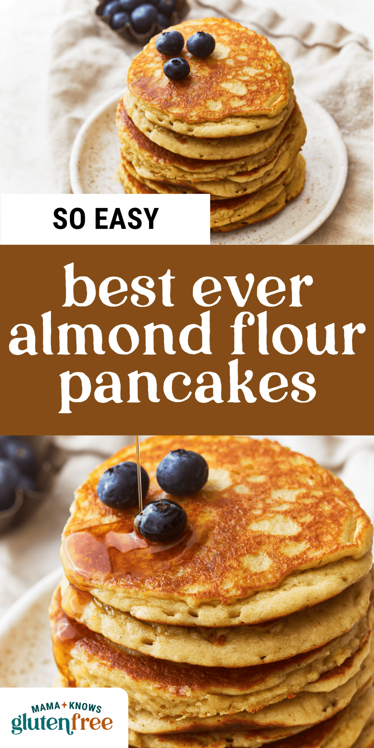 almond flour pancakes pin