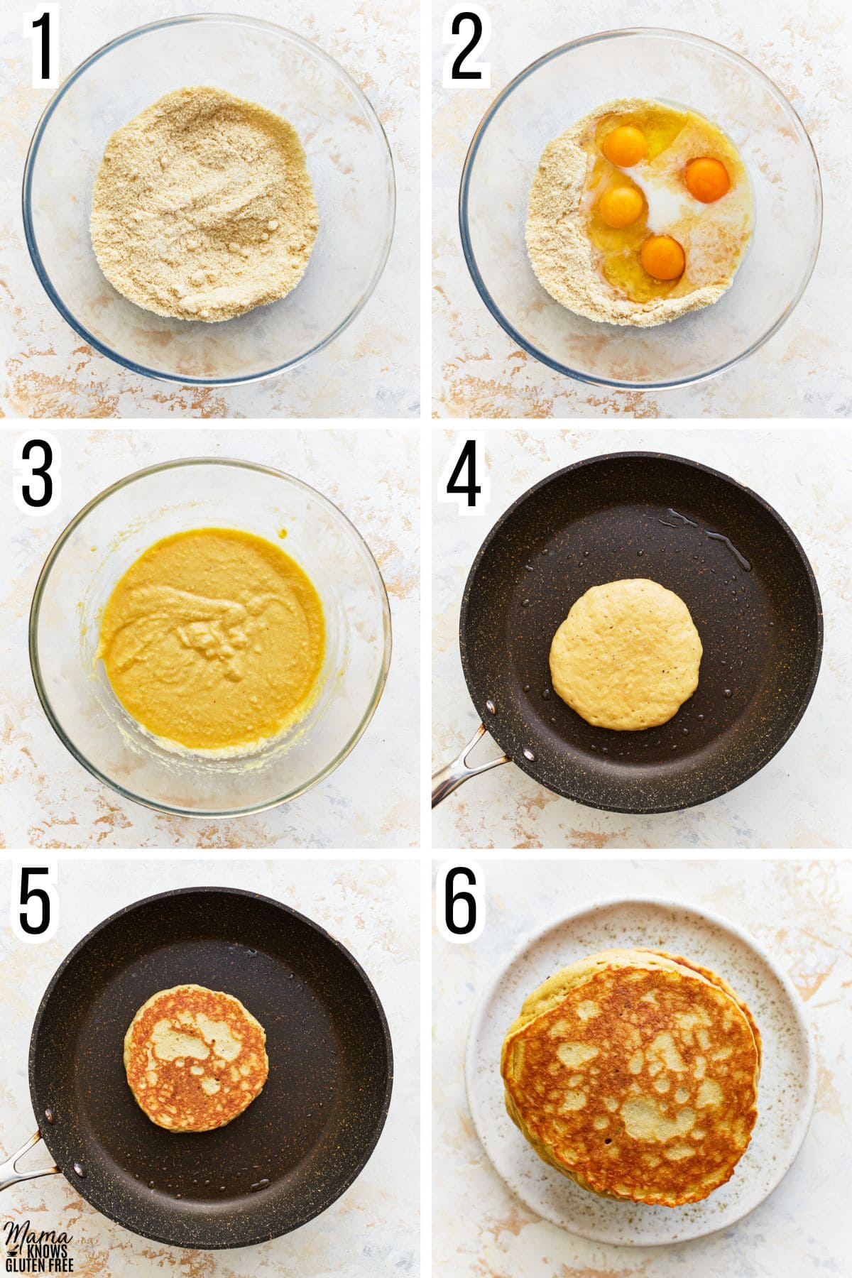 how to make almond flour pancakes