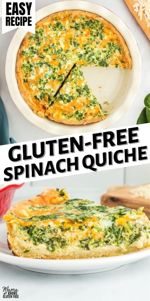 Gluten-Free Spinach Quiche - Mama Knows Gluten Free