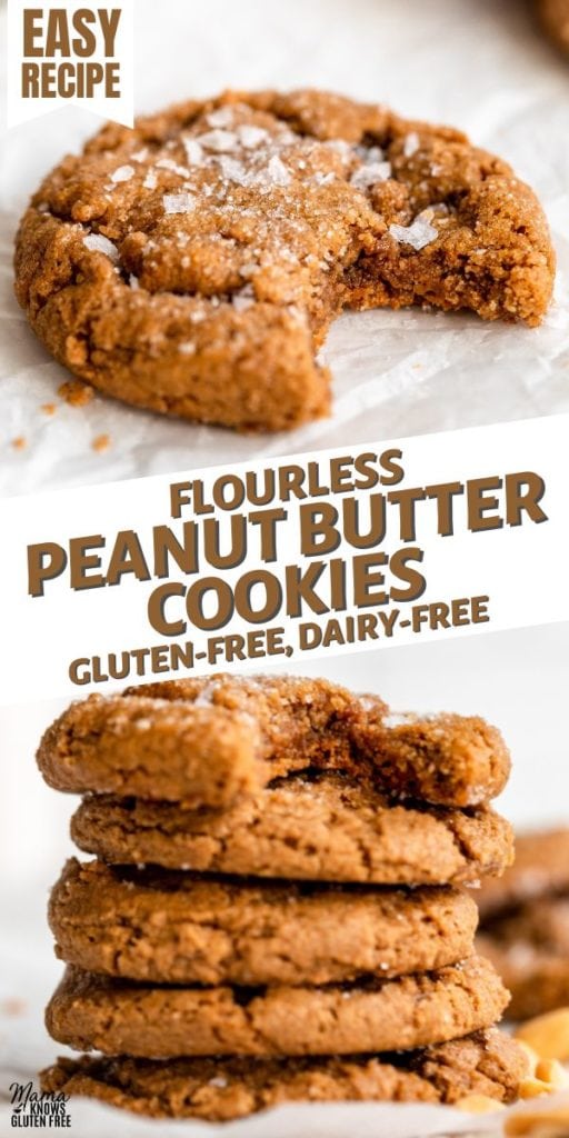 Flourless Peanut Butter Cookies - Mama Knows Gluten Free