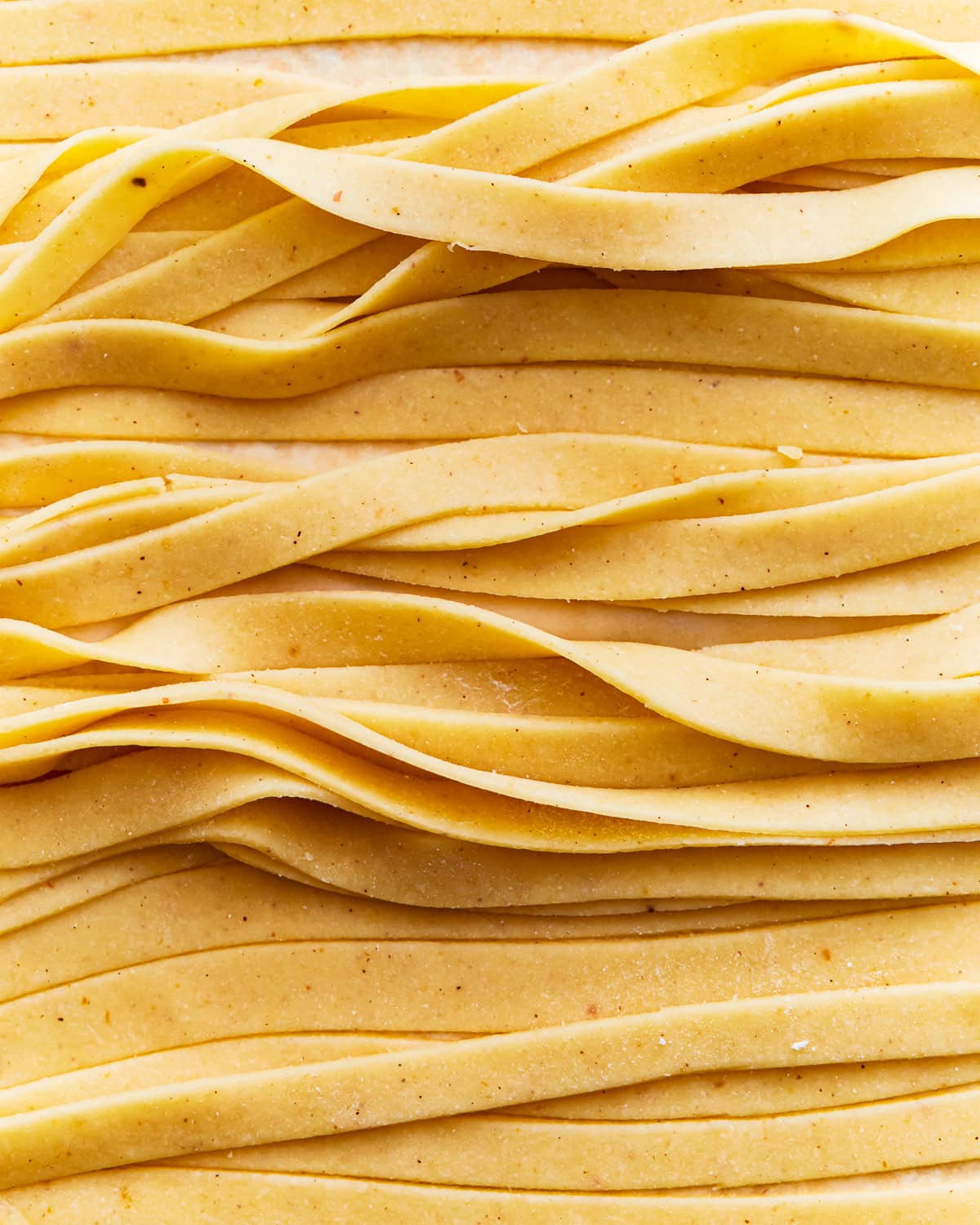 Uncooked almond flour pasta noodles