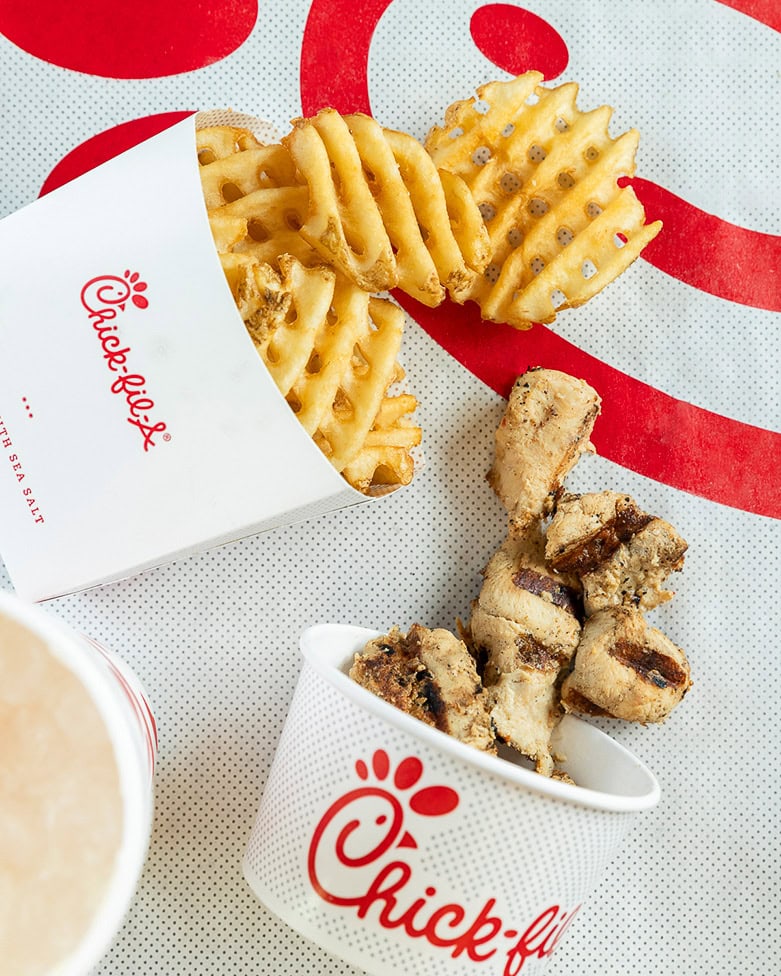 gluten free chick-fil-a fries and chicken nuggets