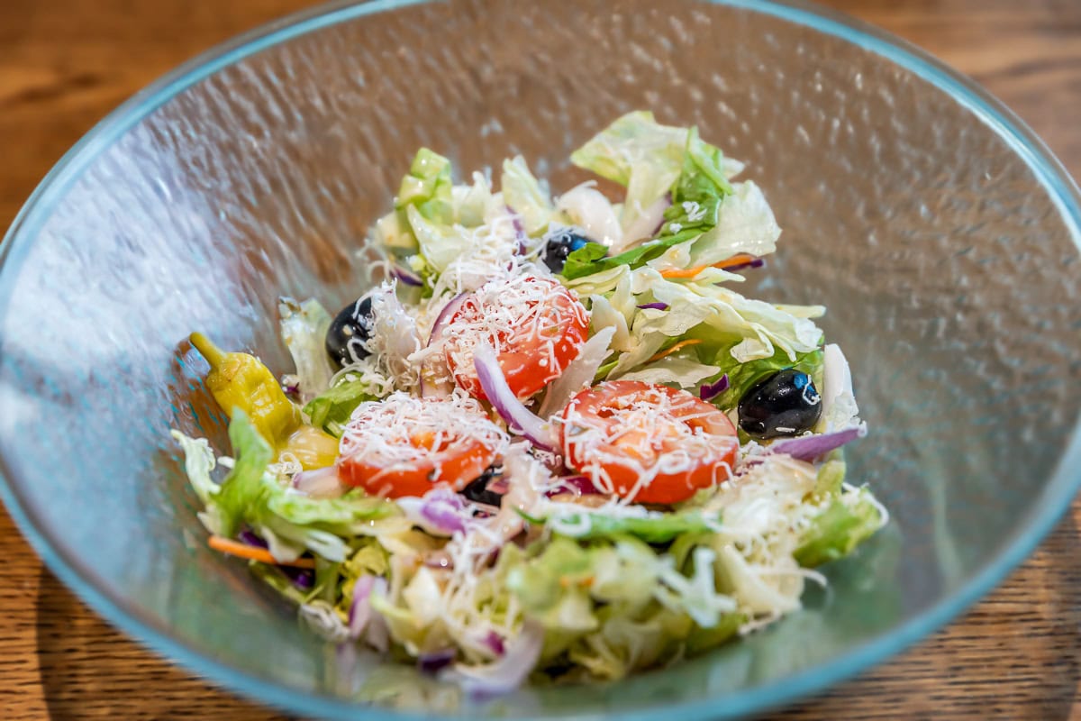 olive garden house salad without croutons